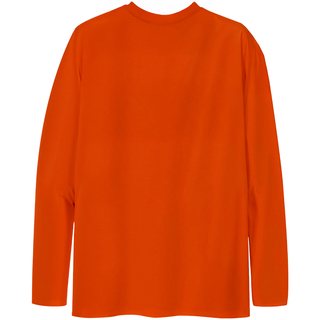 Virtus.pro manga larga con logo de terciopelo, color: naranja, talla XXL