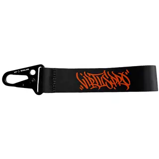 Virtus.pro keychain with logo, color: black
