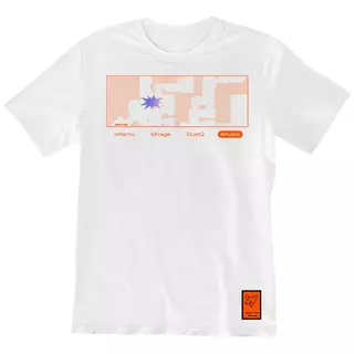 Virtus.pro T-shirt with holography, color: white, size S