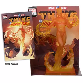 Marvel Human Torch 1:6th Scale Collectible with Scene (Marvel 2-in-One #10) McFarlane Toys