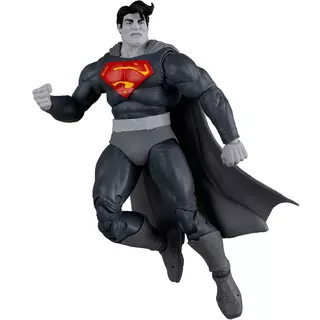 DC Multiverse Superman (The Dark Knight Returns) Black & White Accent Edition Gold Label 7in Action Figure McFarlane Toys