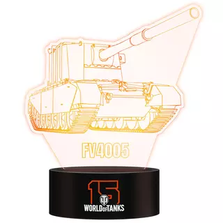 World of Tanks 15 Anniversary Acrylic Lamp