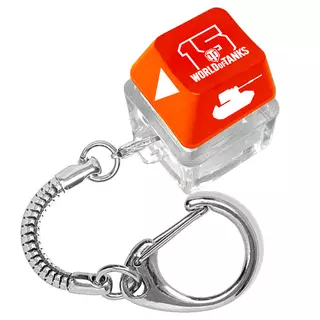 World of Tanks Keycap Keychain, with RGB backlit