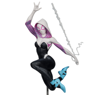 Marvel Ghost-Spider 1:10 Maßstab Sammlerstück mit Szene (The Amazing Spider-Man #1) Gold Label McFarlane Toys