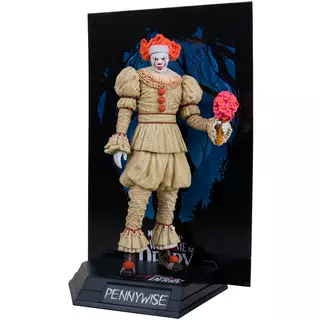McFarlane Toys IT: WELCOME TO DERRY - Pennywise Flashback (Gold Label) Posed Figure