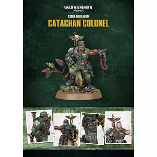 Warhammer 40k Games Workshop Astra Militarum Catachan Colonel - Περιορισμένη έκδοση