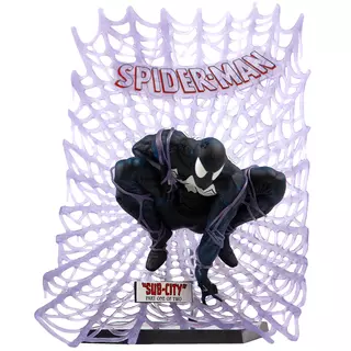 McFarlane MARVEL COLLECTION 1:6TH WV6 - SPIDER-MAN (SPIDER-MAN #1)(BLACK SUIT)(CHASE)