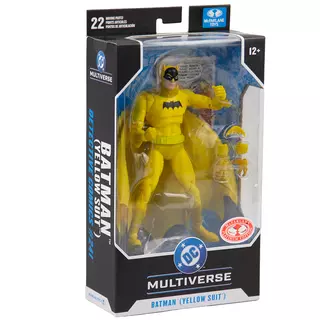 McFarlane Toys DC MULTIVERSE - Batman Yellow Suit (Detective Comics #241 - Red Platinum Chase Edition)