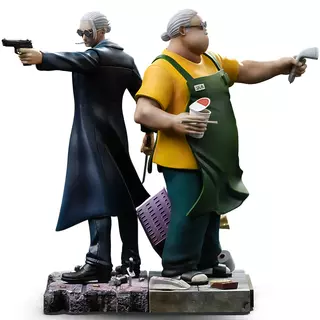 Iron Studios Sakamoto Days - Taro Sakamoto Deluxe Art Scale 1/10