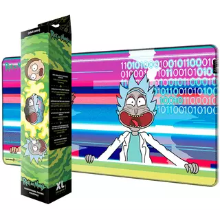 Rick and Morty Mousepad Glitched, XL