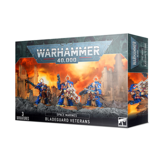 Warhammer 40,000 - Space Marines Bladeguard Veterani 3 Miniaturi