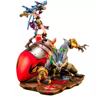 PureArts 2XKO : Jinx & Warwick 1/10 Scale Diorama