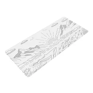 Dark Project Gaming Mousepad, Terra Nostra White, XL