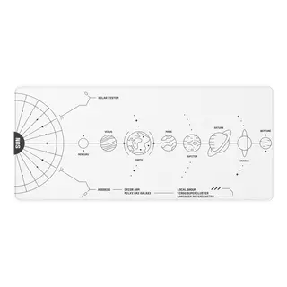 Dark Project Gaming Mousepad, Terra Nova White, XL