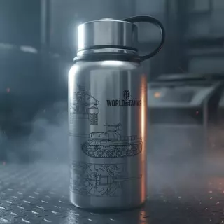 World of Tanks Thermos 650ml steel