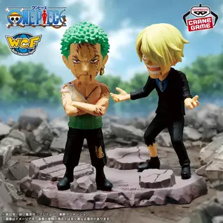 Bandai One Piece - World Collectable Figure Log Stories-Roronoa Zoro & Sanji-
