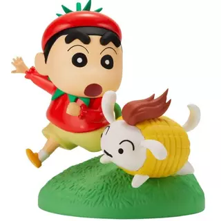 Bandai Crayon Shinchan - Vignette figurka Zeleninový kostým