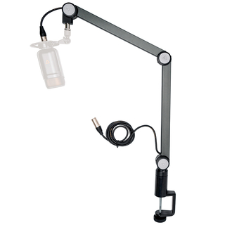 THRONMAX S2 CASTER Boom Arm Stand (Build-in USB-C 3 meters), Dark Gray