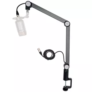 THRONMAX S2 CASTER Boom Arm Stand (Build-in USB-C 3 meters), Dark Gray