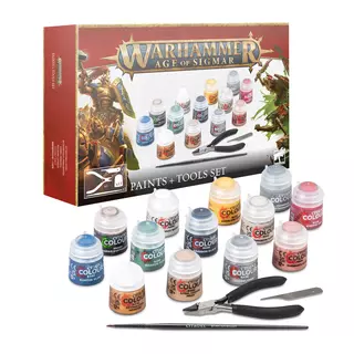 Warhammer Aos - Aos Paints+Tools Eng/Spa/Port/Latv/Rom