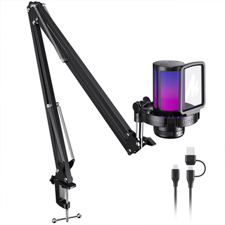 DGM20S Gamerwave Condenser USB Gaming RGB Microphone