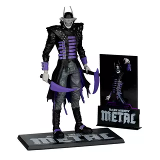 DC Multiverse The Batman Who Laughs Black and White Accent Edition Gold Label 7in Action Figure McFarlane Toys