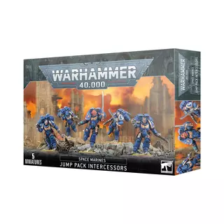 Warhammer 40k -Space Marines -Assault Intercessors with Jump Packs