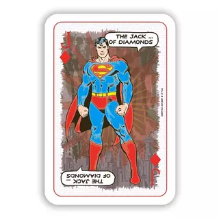 Winning Moves DC Superheroes Retro - Waddingtons No.1 Playing Cards