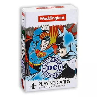 Winning Moves DC Superheroes Retro - Waddingtons No.1 Playing Cards