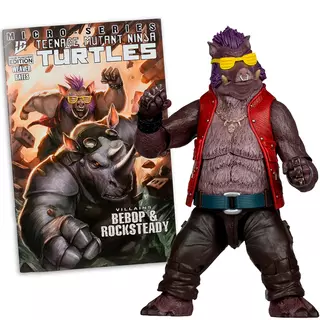 Teenage Mutant Ninja Turtles (Page Punchers) Bebop 5in Action Figure with Comic McFarlane Toys
