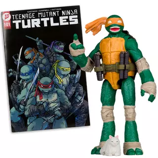 Teenage Mutant Ninja Turtles (Page Punchers) Michelangelo 5in Action Figure with Comic McFarlane Toys