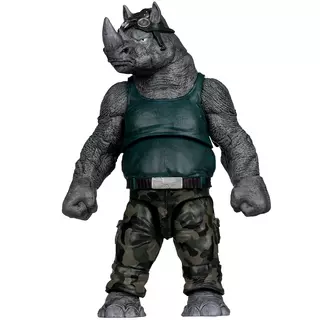 Teenage Mutant Ninja Turtles (Page Punchers) Rocksteady 5in Action Figure with Comic McFarlane Toys