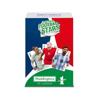 Winning Moves World Football Stars Waddingtons Number 1 Playing Cards