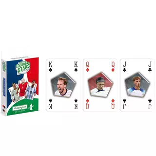Winning Moves World Football Stars Waddingtons Number 1 Playing Cards