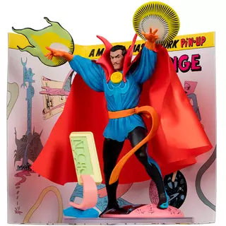 Marvel Doctor Strange 1:10th Scale Collectible with Scene (Strange Tales #128)  McFarlane Toys