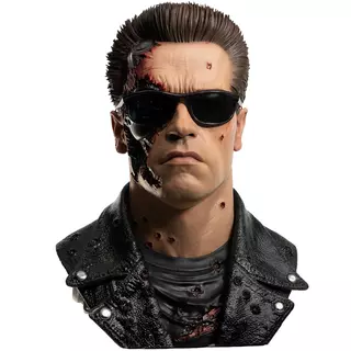 PureArts Terminator 2 : T-800 Model 101 Battle Damaged 1/1 Scale Art Mask