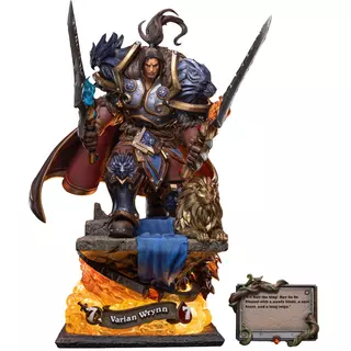 HEX Blizzard Hearthstone Varian Wrynn 1/6 Scale Premium Statue