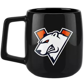 Virtus.pro Ceramic mug with logo, 430 ml, black