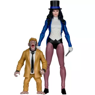 DC Multiverse Zatanna (DC Classic) 7in Action Figure with Detective Chimp McFarlane Collector Edition #53 Collector Edition [Chase]