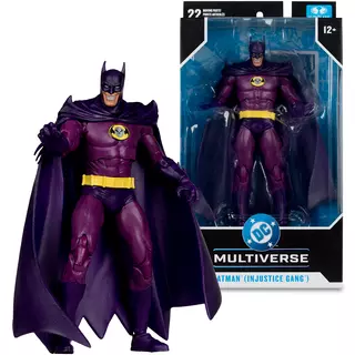 DC Multiverse Batman (Injustice Gang) (JLA: Rock of Ages) 7in Action Figure McFarlane Toys Red Platinum Edition 