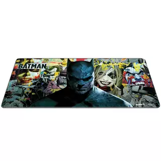 DC Batman: Torn Collage - Batman and Villains, Mousepad, XL