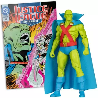 DC Direct Page Punchers Martian Manhunter (Justice League #77) 7in Action Figure with Comic McFarlane Toys
