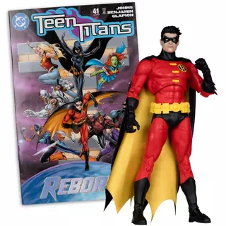DC Direct Page Punchers Robin (Teen Titans #41) 7in Action Figure with Comic McFarlane Toys