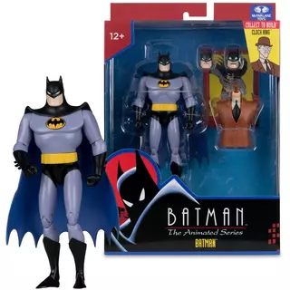 Batman: The Animated Series Batman (with Alternate Expressions) 6in Build-A Figure McFarlane Toys