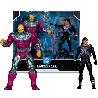 DC Multiverse Superman vs Mongul 2pk (Return of Superman) 7in Action Figure and Mega Figure McFarlane Toys