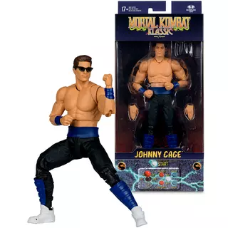 Mortal Kombat Klassic Johnny Cage 7in Action Figure McFarlane Toys