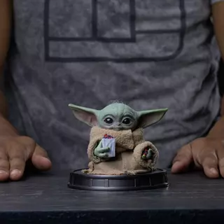Iron Studios Star Wars - Grogu Popcorn Time - Mandalorian And Grogu Movie - Grogu Collection Legacy Replica 1/4
