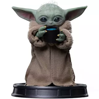 Iron Studios Star Wars - Grogu Always Hungry - Mandalorian And Grogu Movie - Grogu Collection Legacy Replica 1/4