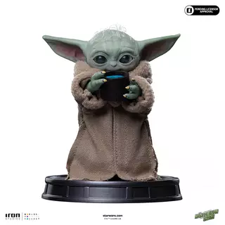 Iron Studios Star Wars - Grogu Always Hungry - Mandalorian And Grogu Movie - Grogu Collection Legacy Replica 1/4
