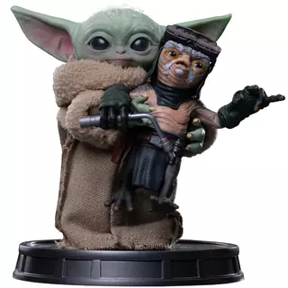 Iron Studios Star Wars - Grogu No Squeezy - Mandalorian And Grogu Movie - Grogu Collection Legacy Replica 1/4